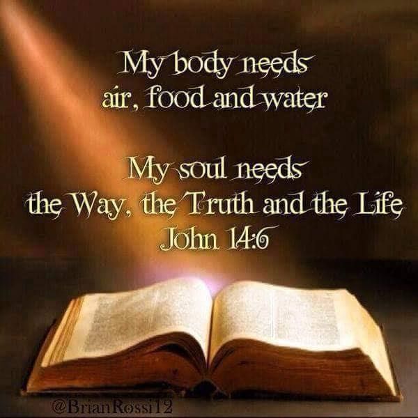 Which one do you truly need? Air can be polluted, food can be spoiled and water can be contaminated. The Way, Truth and Life will provide all you will ever need